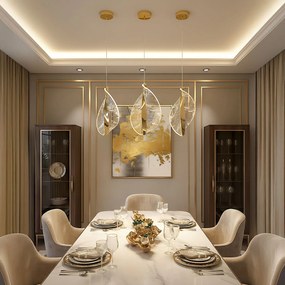 Toolight Toolight, LED závesné svietidlo 7W, 4000K, 500lm, G129-CP, zlatá, OSW-02603