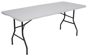 Skladací kempingový stôl NILS Camp NC1618 biely