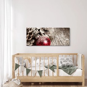 Obraz - Vianočné ozdoby (120x50 cm)