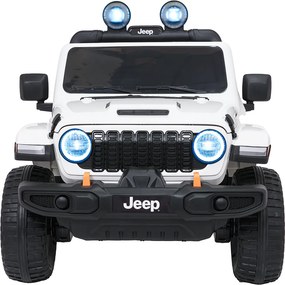 Ramiz Jeep Wrangler Rubicon LIFT elektrické autíčko pre deti biele