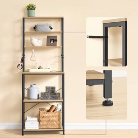 Polica OSKAR KKS024B11 hnedá