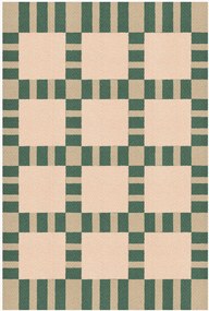 Ručne tkaný jutový koberec Korean Chives