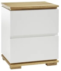 Nočný stolík JAVIN biela