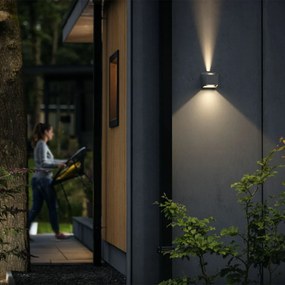 Philips Alix UltraEfficient vonkajšie nástennésvietidlo LED antracitová, 4,3 W, 800 lm, 2700 K