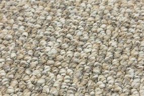 Metrážny koberec LEWIS 1217 béžový / krémový / sivý