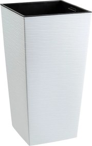 PLASTOVÝ KVETINÁČ PORTO RIFLO 75X39,5X39,5 CM BIELA
