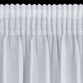ZÁCLONA MIREA NA PÁSKE 350 X 150 CM BIELA