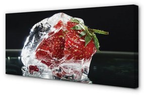 Obraz canvas Jahody v ľade kocka 120x60 cm