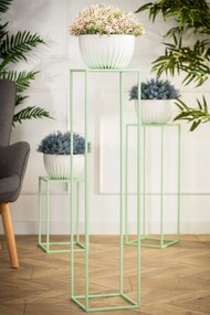 STOJAN NA KVETINÁČ SIMPLE 100X24X24 CM SVETLOZELENÁ