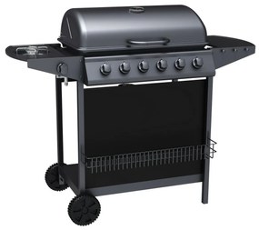 Tepro 3309 Plynový gril Hampton 6, 6 horákov, 123 x 55 x 98 cm