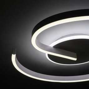 Brilagi -LED Stmievateľné stropné svietidlo SPIRAL LED/56W/230V 3000/4000/6000K + s diaľkovým ovládaním