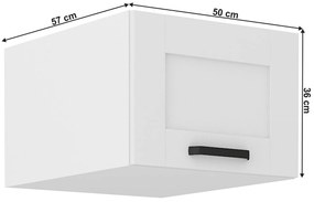 Horná skrinka Lesana 1 (biela) 50 NAGU-36 1F . Vlastná spoľahlivá doprava až k Vám domov. 1063941