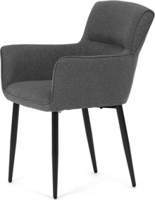 Jedálenská stolička sivá DCH-J2159 GREY2