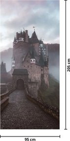 Fototapeta na dvere - Eltz Castle (95x205cm)