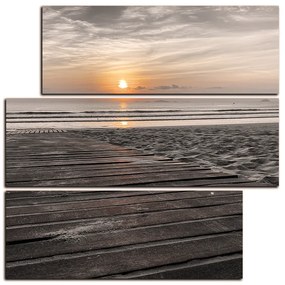 Obraz na plátne - Úsvit na mori - štvorec 3141FD (75x75 cm)