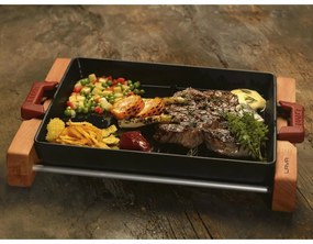 LAVA Metal Grilovacia platnička s podstavcom, 26 x 32 cm
