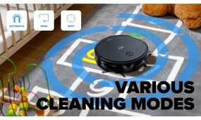 Niceboy ION Charles i6 - Inteligentný robotický vysávač 2v1 2600 mAh Wi-Fi čierna