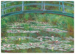 Obraz - Claude Monet, The Japanese Footbridge, reprodukcia (70x50 cm)