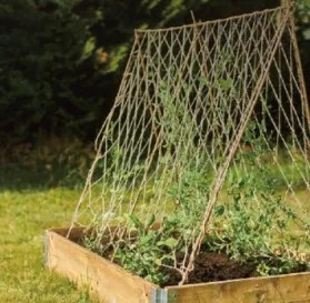 Bestent Oporný rám pre popínavé rastliny s jutovou sieťou 1,2x2,1m