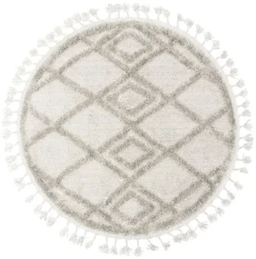 Koberec BERBER 6843 Romby 3D - svetlosivý