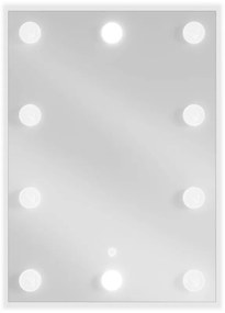 Mexen Dona, LED kúpeľňové zrkadlo s podsvietením 50 x 70 cm, 6000K, ochrana proti zahmlievaniu, 9818-050-070-611-00