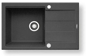 Pyramis 70083701 - Kuchynský drez SPARTA PLUS LUX 78x48 cm granit/čierny