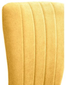 Jedálenská stolička v horčicovej farbe v súprave 4 ks Holly – Marckeric