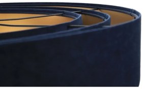 Luster na lanku TRINITI 1xE27/60W/230V modrá/zlatá