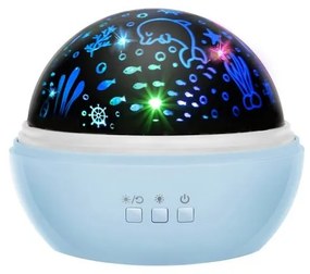 16859 DR LED dekoratívny projektor - hviezdičky/morský svet Modrá