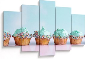 Obraz cupcakes (150x105 cm)