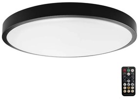 V-Tac LED Kúpeľňové stropné svietidlo so senzorom LED/18W/230V 4000K IP44 čierna VT1653