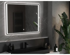 Mexen Zusa, LED kúpeľňové zrkadlo s podsvietením 120x80 cm, 6000K, ochrana proti zahmlievaniu, 9808-120-080-611-00