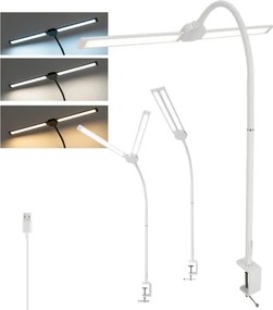 Brilagi - LED Stmievaná stolná lampa USB VARIO LED/14W/5V 3000-6000K biela