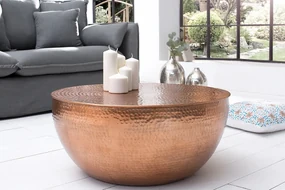 Extravagantný konferenčný stolík Orient II medený 60cm