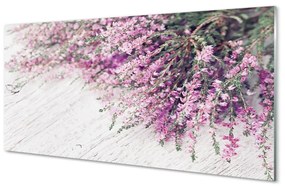 Sklenený obraz kvety dosky 100x50 cm