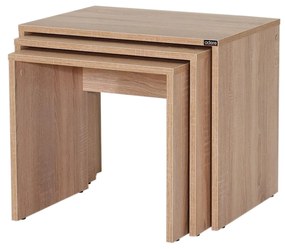 Set 3ks. konferenčných stolíkov Losuku 2 (dub sonoma) . Vlastná spoľahlivá doprava až k Vám domov. 1093251