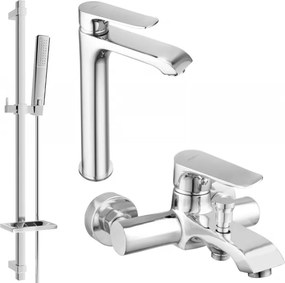 Mexen Pecos DQ72 vaňová súprava, chróm - 72713DQ72-00