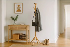 Noela Stojací drevený vešiak PORTU prírodný