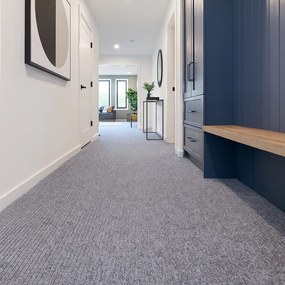 Betap, Behúň na mieru Polo grey (čistiaca zóna), šíre 90 cm, šedá, chodba / predsieň