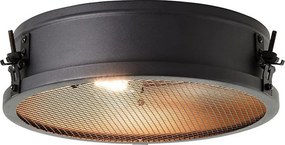 Brilliant - Stropné svietidlo ZOIS 2xE27/28W/230V pr. 34 cm čierna