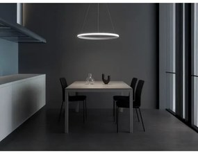 LED Stmievateľný luster na lanku LED/55W/230V 3000-6500K pr. 60 cm + diaľkové ovládanie