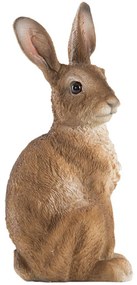 Záhradná figúrka z polyresinu Mat, 23 cm, hnedá