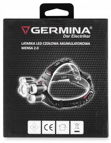 Germina LED čelovka dobíjacia 200lm IP44 USB C - VÝKONNÁ