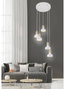 Luster na lanku PUERTO 5xE14/40W/230V