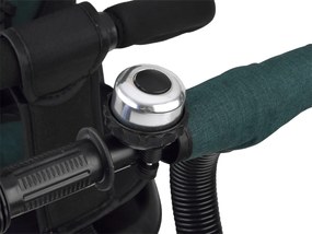 Detský trojkolka Tiny Bike 3v1 so strieškou, otočná  SP0650 zelená