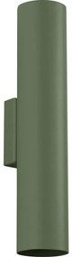 Sollux SL.1488 - Nástenné svietidlo LAGOS 2xGU10/10W/230V zelená