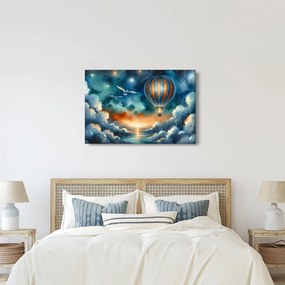 Obraz - Lietať nočnou oblohou (90x60 cm)