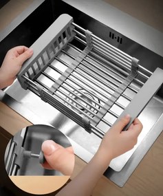 Teleskopický odkvapkávač 322101A sivý