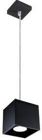 Luster na lanku QUAD 1 1xGU10/40W/230V čierna
