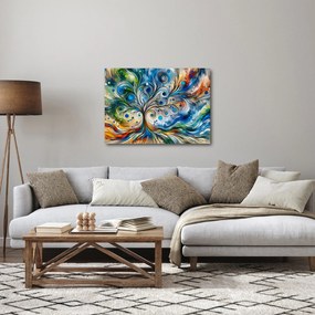 Obraz – Farebný energetický strom (70x50 cm)